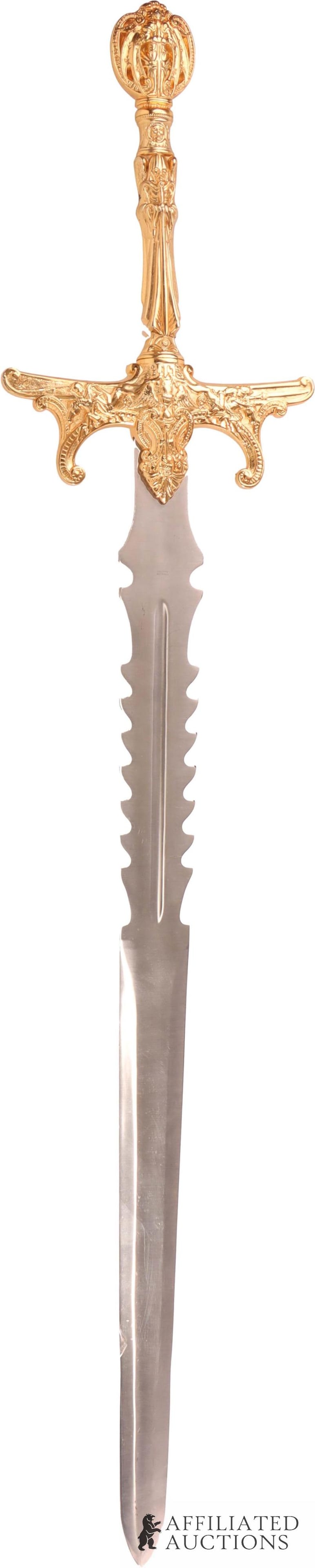 Serrated Claymore Sword Fantasy Stainless Blade (1 of 8)