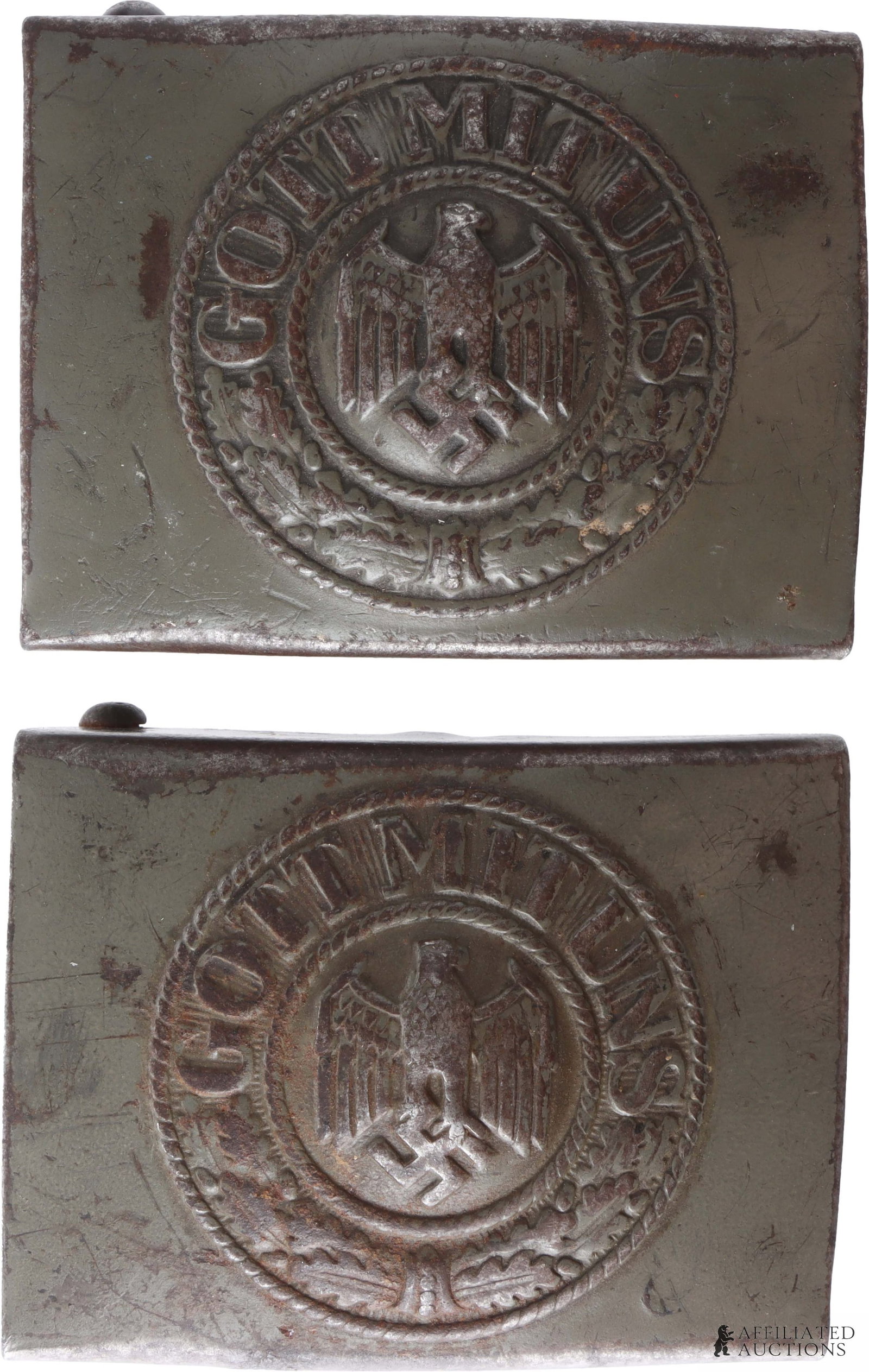 WWII Heer Belt Buckle Dr. Franke & Co. Lot of 2 (1 of 4)
