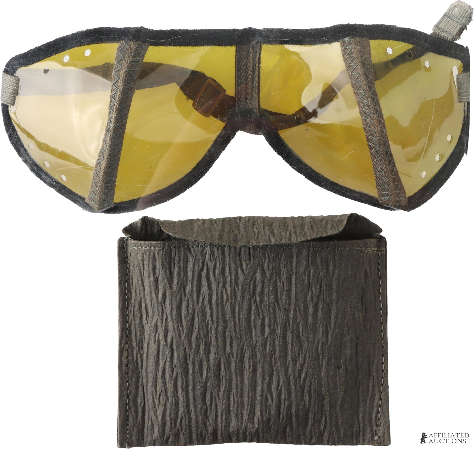 DAK Dust Goggles German WWII Third Reich Militaria (1 of 3)