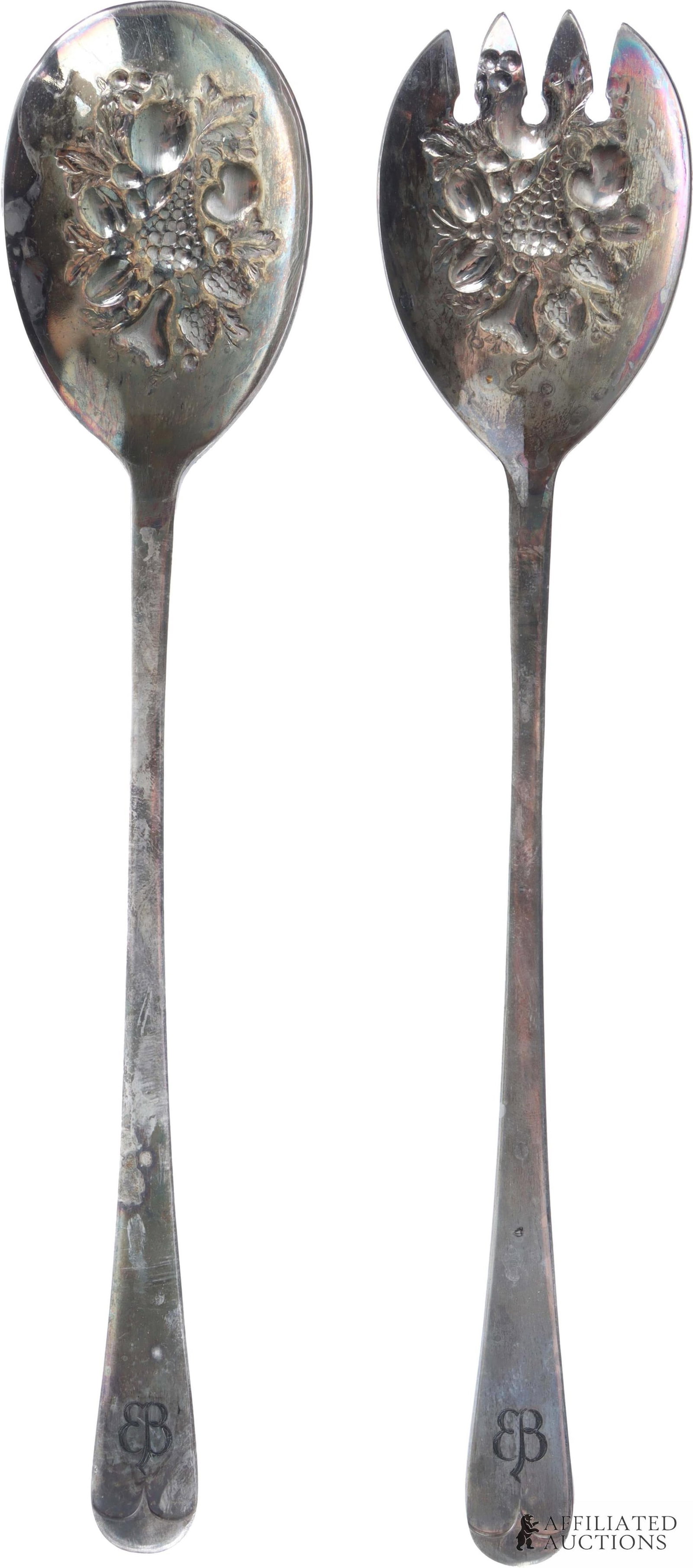 Eva Braun Cased Salad Tossing Set WWII German (1 of 5)