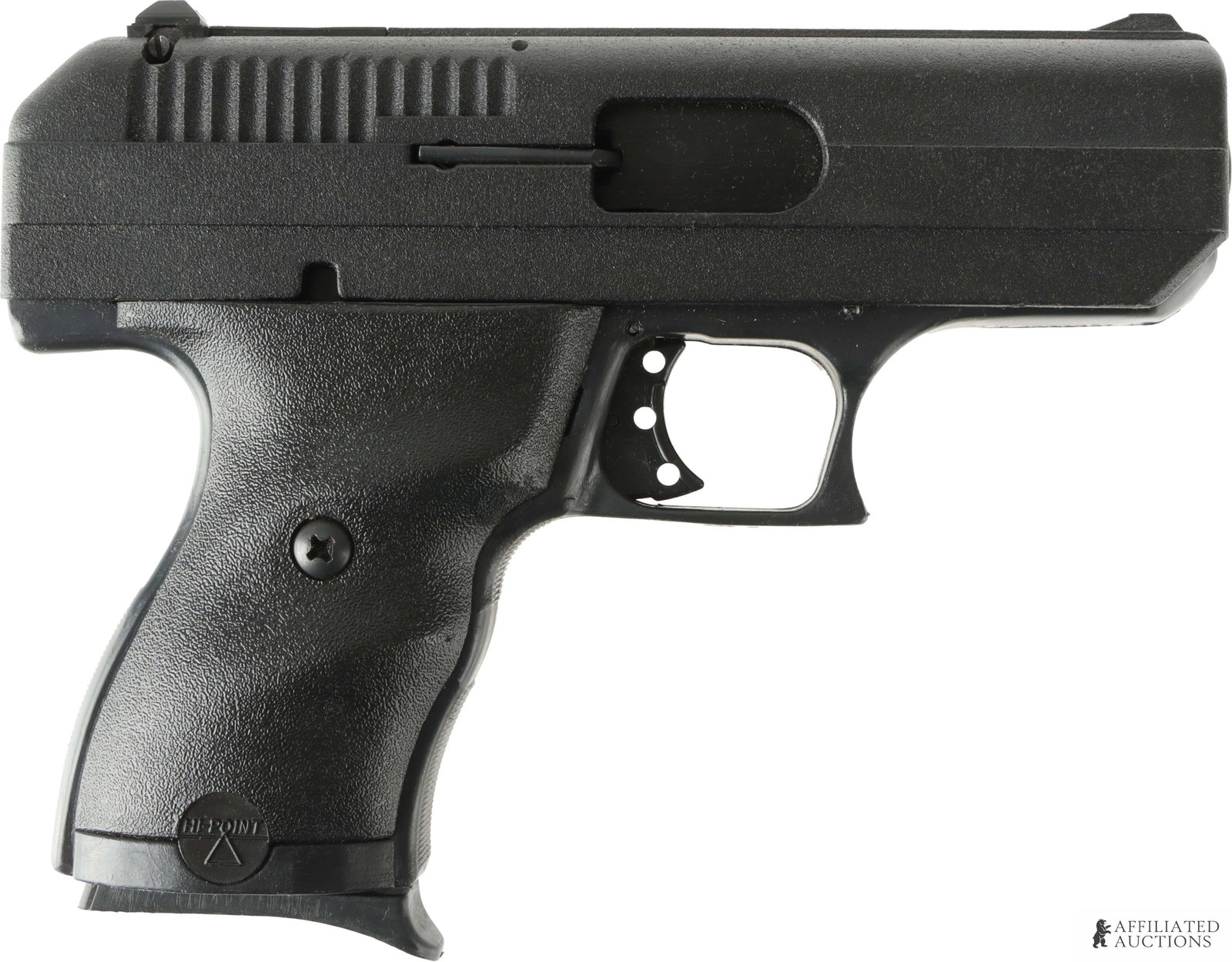 Hi-Point C9 9mm Semi-Automatic Pistol: Hi-Point C9 semi-automatic pistol. Barrel length 4 inches. Polymer frame. FFL required for transfer. | Caliber: 9mm Luger | Serial Number: P1577031.