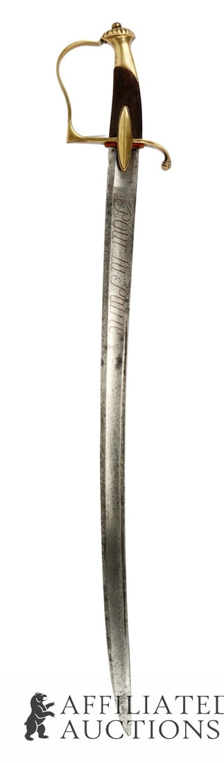 French Revolution Royalist Engraved Cavalry Saber (1 of 10)
