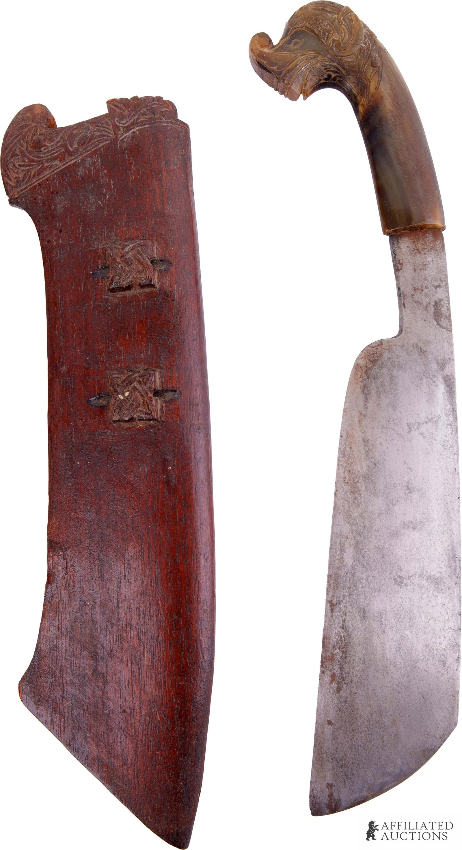 Indonesian Blakas Sword with Horn Handle (1 of 6)