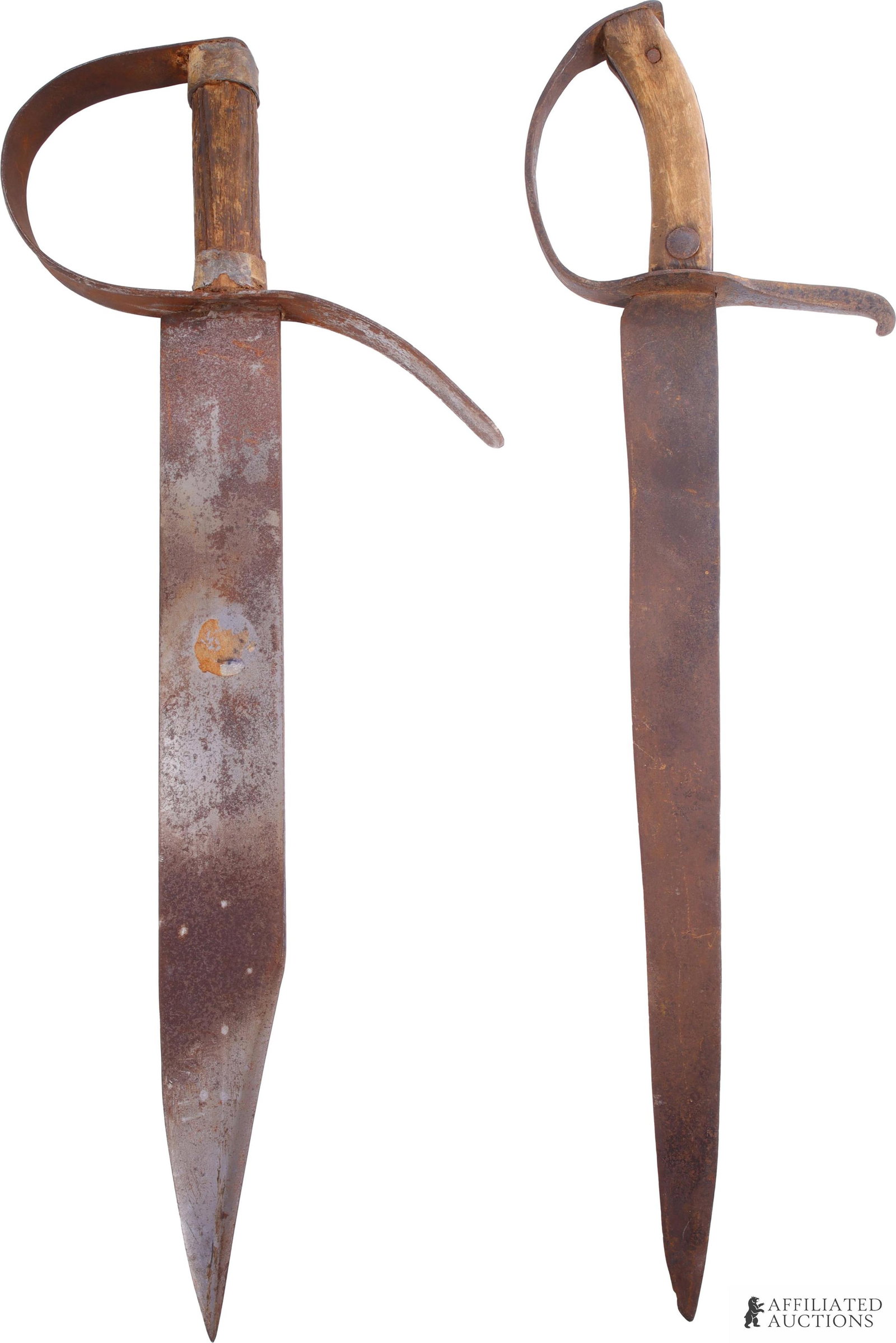 Civil War Bowie Knives D-Guard 21" Lot of 2 (1 of 6)