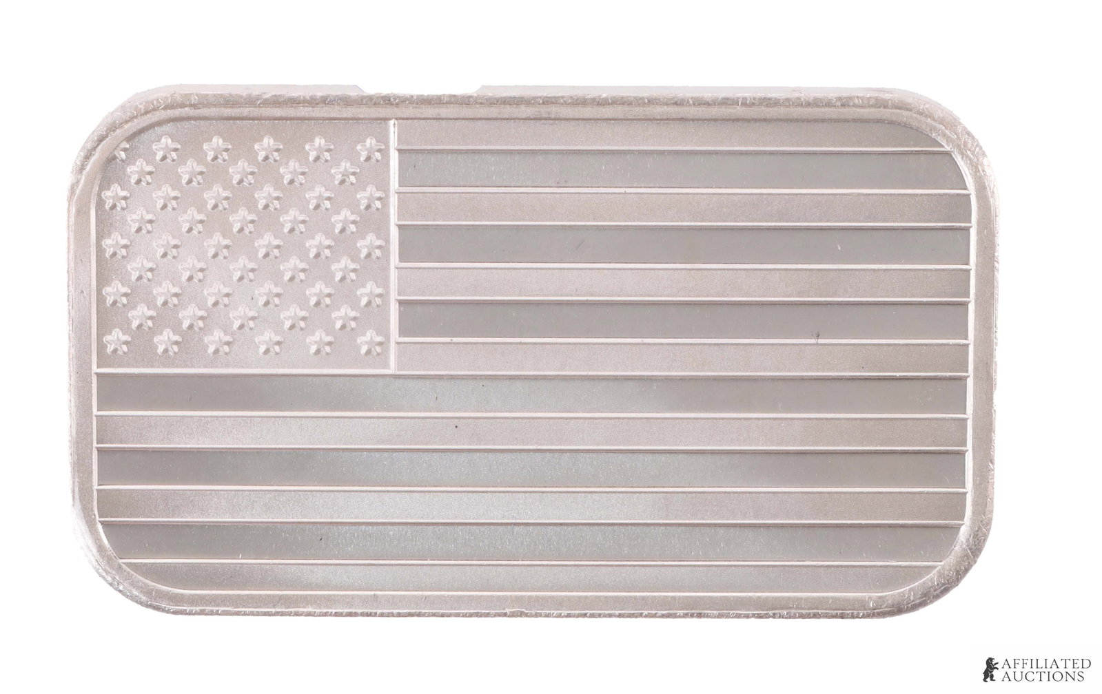 One 1 Ozt .999 Fine Silver Bullion Bar (1 of 2)