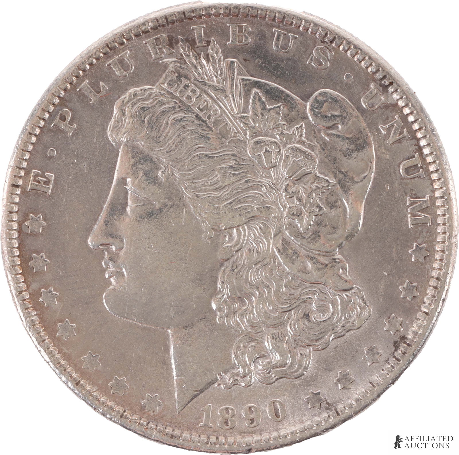 1890 90% Silver Morgan Dollar Coin USA (1 of 2)