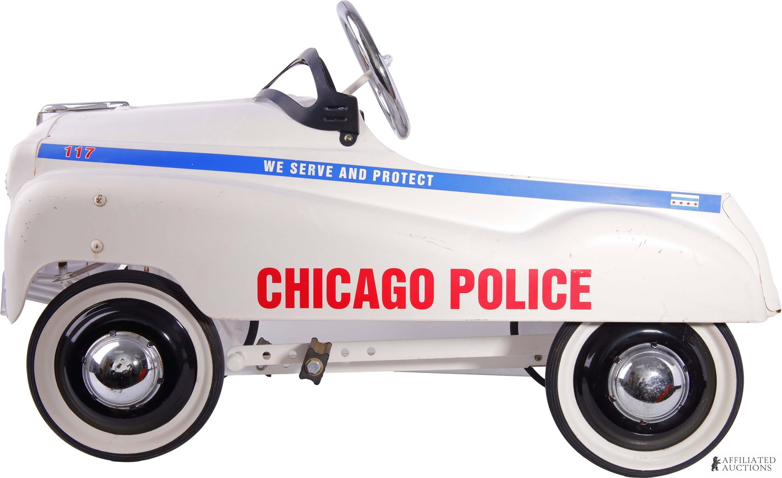 Chicago Police Cruiser Gearbox Pedal Car (1 of 6)