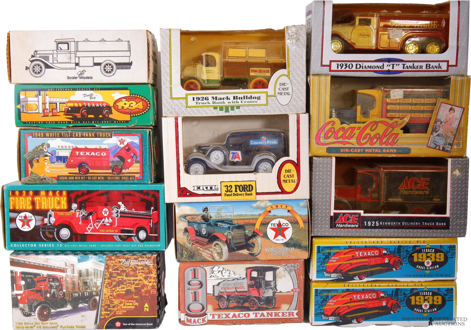 Lot of Vintage '90s ERTL Die Cast Car Coin Banks (1 of 4)