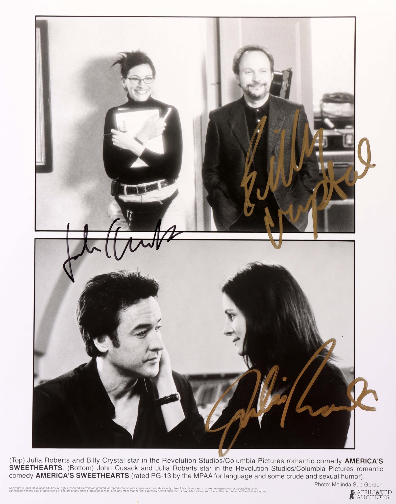America's Sweet Hearts Signed Roberts & Others (1 of 6)
