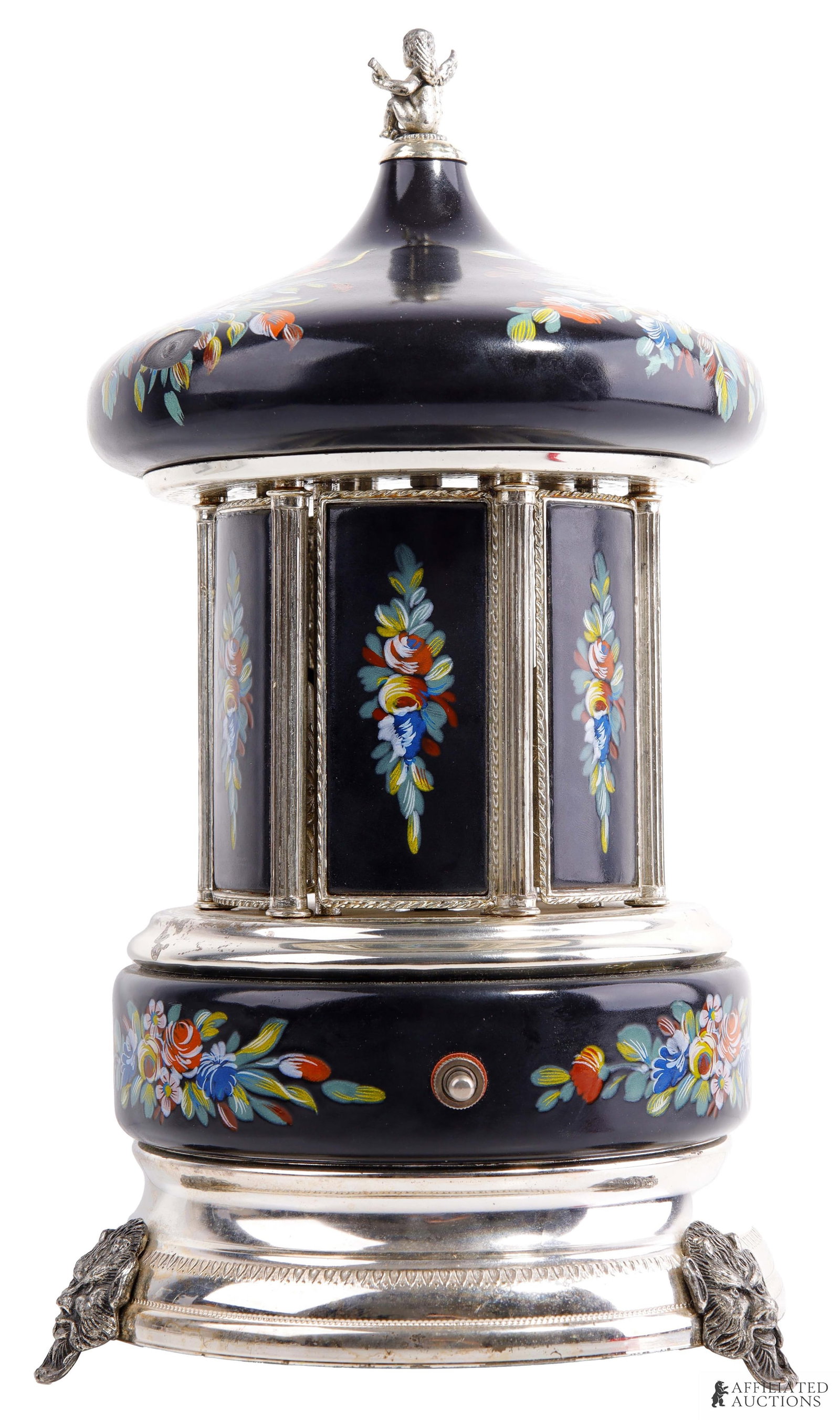 Reuge Lipstick Carousel Music Box Automaton (1 of 8)