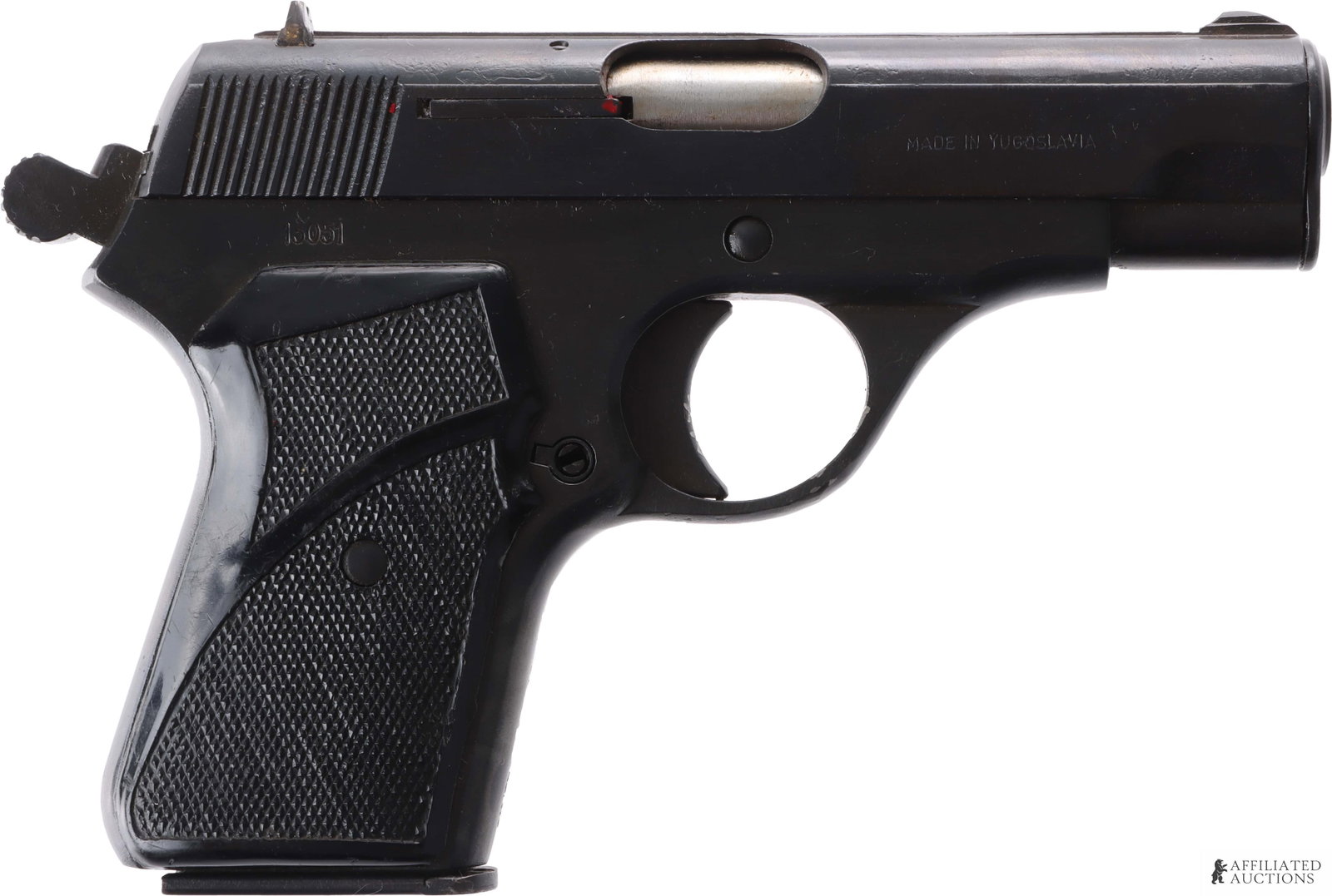 Zastava M67 .32 ACP Yugo Semi-Auto Pistol: Zastava M67 semi-automatic pistol with one (1) magazine. 3.5 inch barrel. FFL required for transfer. | Caliber: 32 Automatic | Serial Number: 13051 This lot has a reserve.