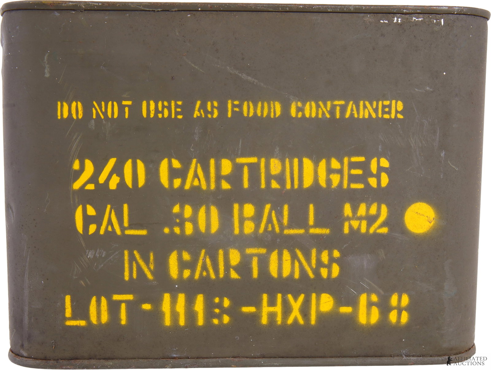 240 Rds Greek Surplus .30-06 M2 Ball Ammo in Can (1 of 3)