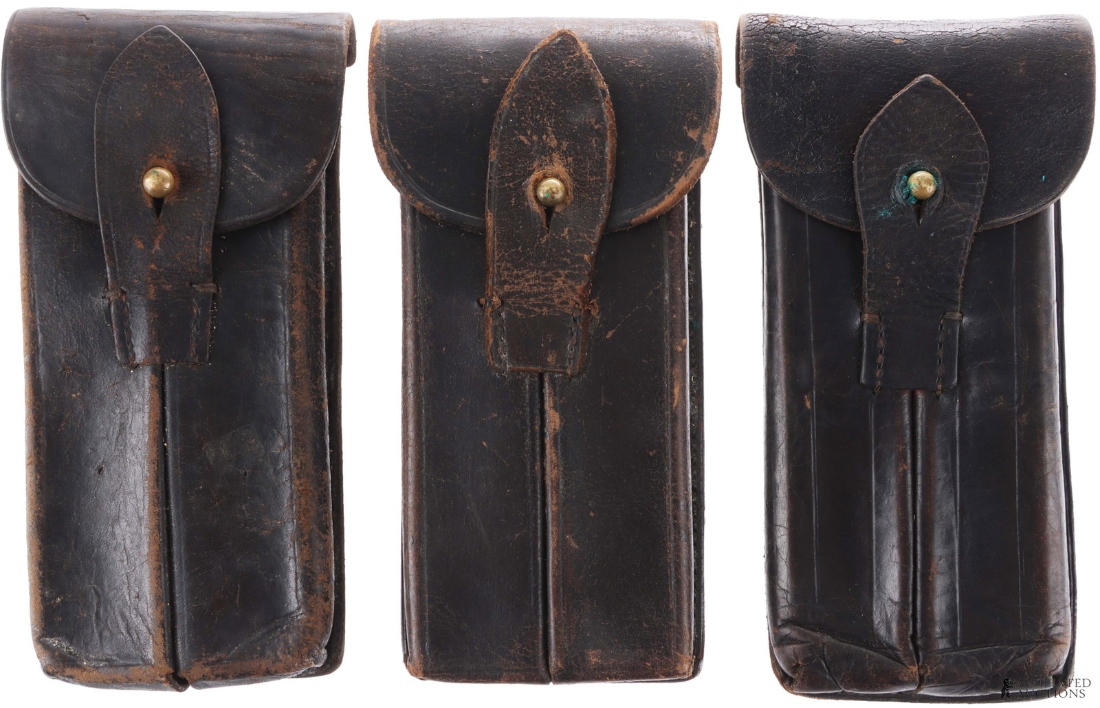 Portuguese Luger Double Magazine Pouch Lot of 3 (1 of 6)