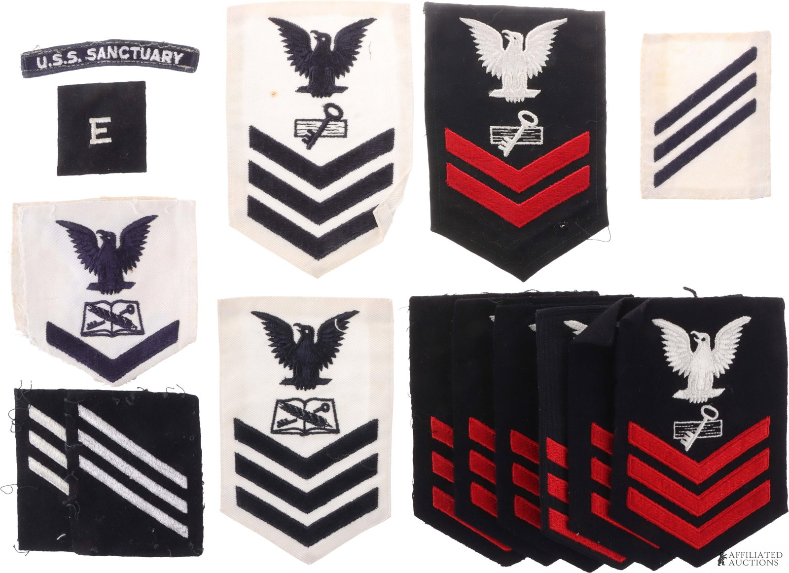 US Navy Patches Ratings Awards Patches Lot of 16 (1 of 9)