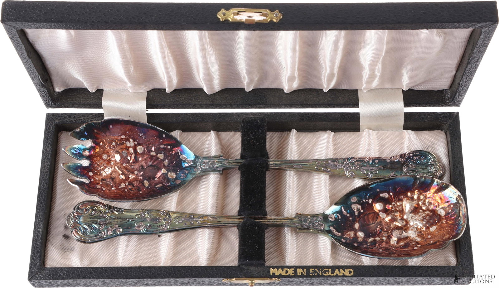 Adolf Hitler Salad Set Cased WWII German Reich (1 of 4)