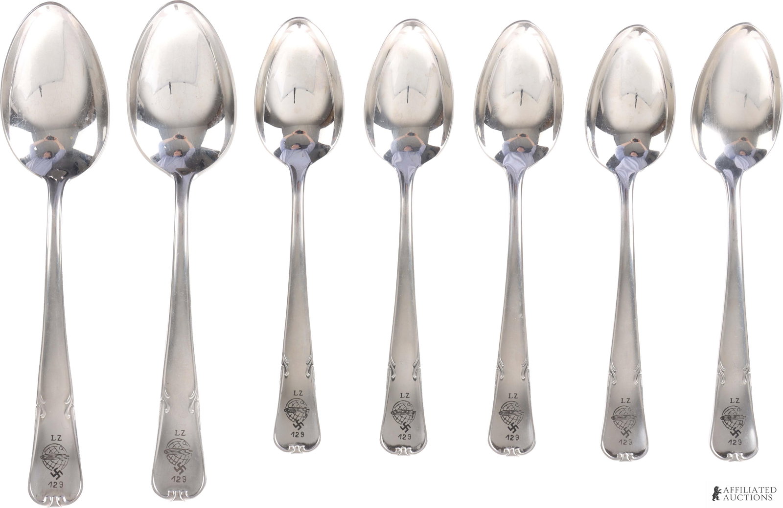 DZR Canteen-Ware Spoons Lot of 7 WWII German (1 of 5)