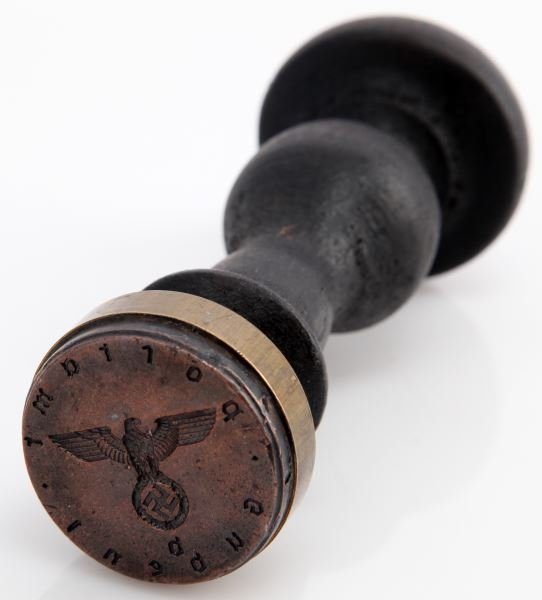 WWII GERMAN POST OFFICE WAX SEAL STAMP