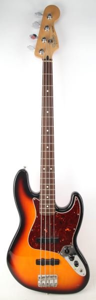FENDER JAZZBASS ELECTRIC BASS GUITAR: The Fender Standard Jazz Bass has the classic offset, contoured alder body, featuring classic DeMarzio jazz pickups and controls for definitive J Bass sound. The maple neck has a modern C profile, com