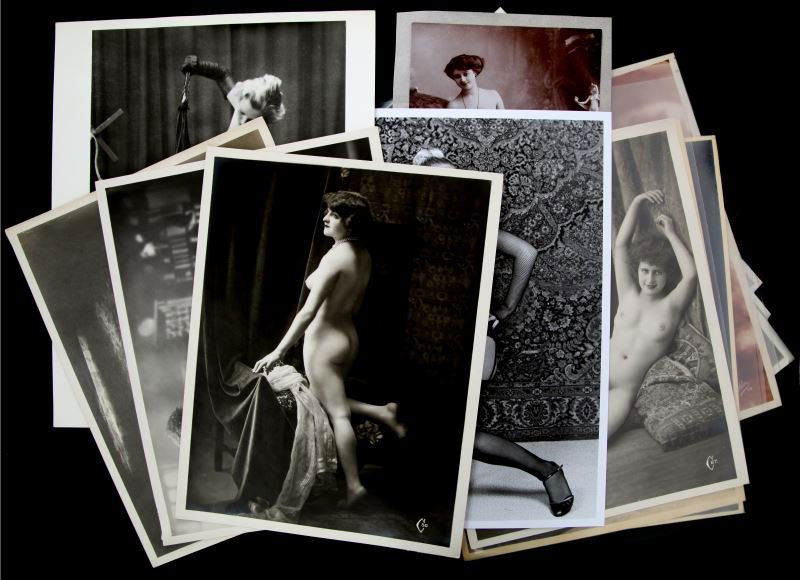 VINTAGE C 1920'S NUDE PHOTOGRAPH LOT LEO BIEDERER: Original erotica photograph collection, variety of studios, Biederer "C" mark, Leo and others, 1920's to 60's, 17 in all. Overall in very good condition.