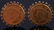 MENS 18KT YG CUFFLINKS WITH 2 US 1888 $3 GOLD COIN