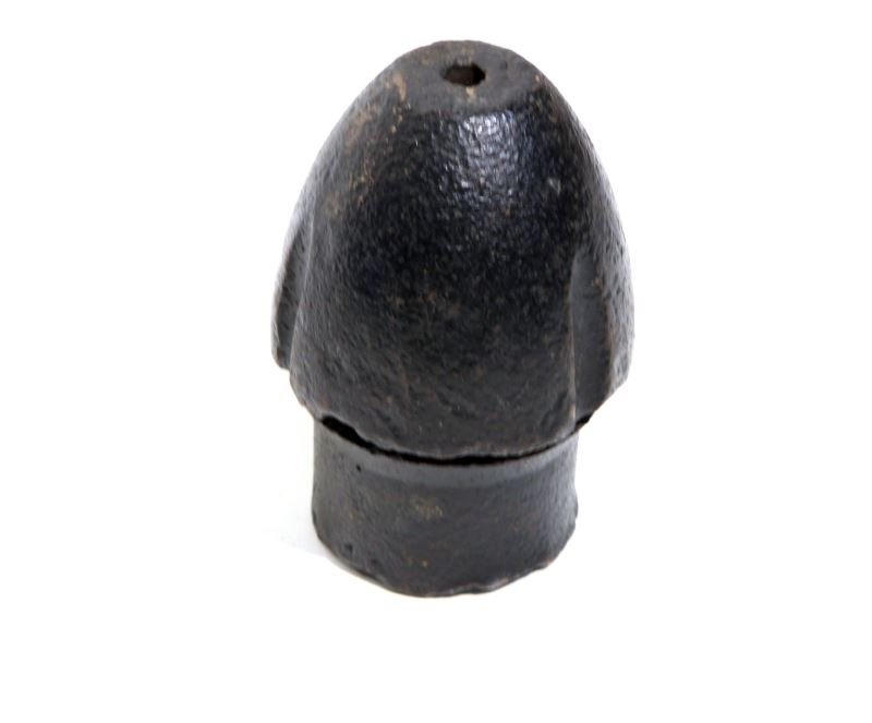 CIVIL WAR HOTCHKISS ARTILLERY SHELL DUG LOUISIANA: Three inch artillery shell, dug Louisiana side from Vicksburg.
