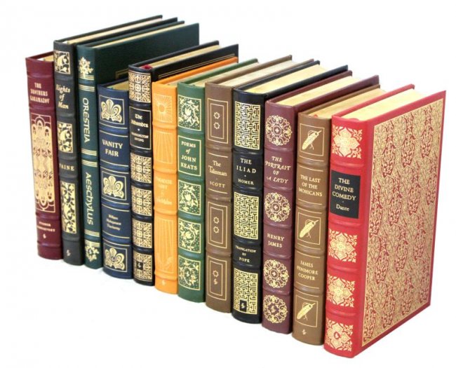 12 LEATHER BOUND EASTON PRESS '100 GREATEST BOOKS' Lot 9019