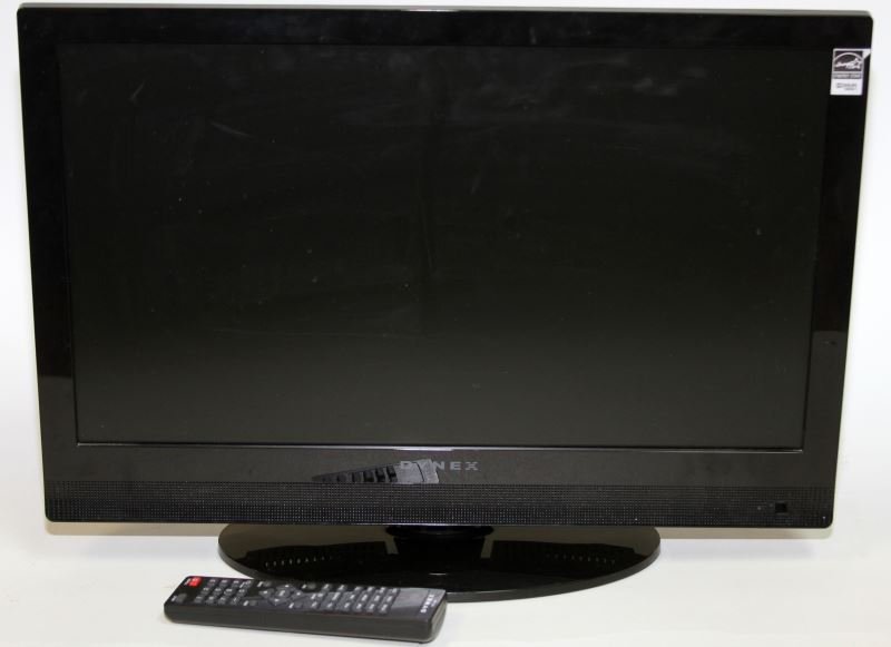 DYNEX 22 INCH LCD HDTV 720P MAX RESOLUTION: Television comes within it's original box and includes it's original remote control. Tv appears to have only been used lightly. Tested and in working condition. Overall in very good condition.