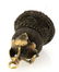 VICTORIAN MOURNING HAIR BELL SHAPED PENDANT - 4