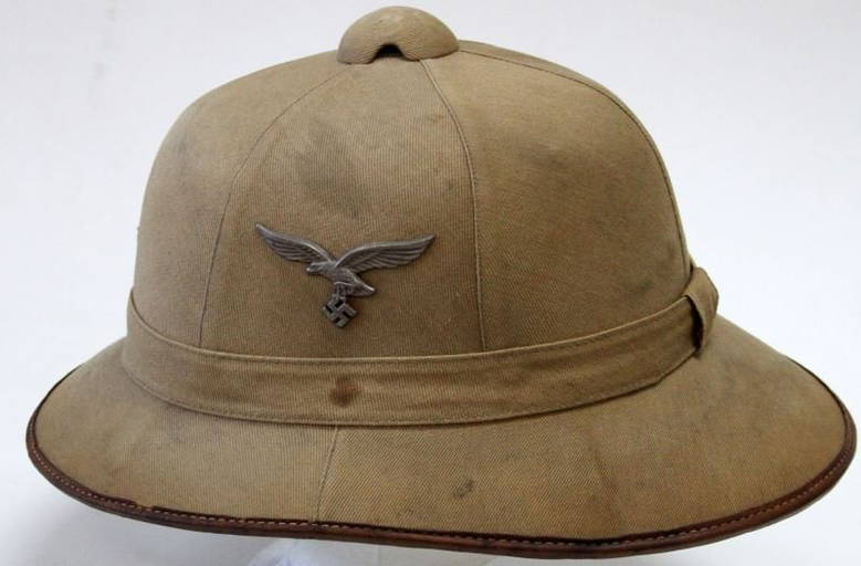 Wwii German Luftwaffe Afrika Korps Pith Helmet