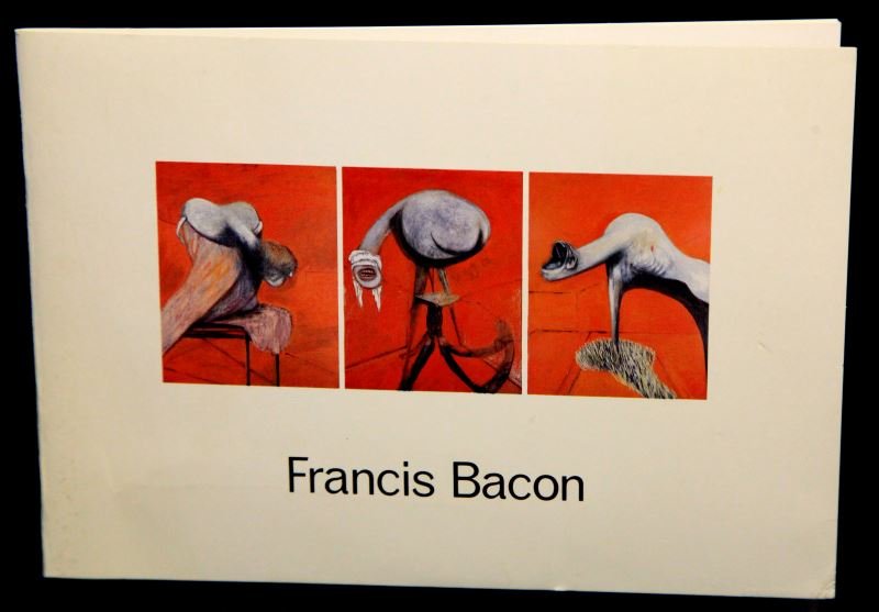 SIGNED FRANCIS BACON TATE GALLERY BOOK 1985: Francis Bacon booklet from the Tate Gallery in 1985, signed "With very best wishes. Francis Bacon" in black fine tip marker. Book measures approximately 8.25 by 5.75 inches. Very good condition.