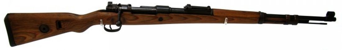 MMC IMPORTED WWII GERMAN K98 MATCHING RIFLE: All matching serial number rifle. Bore is dark corroded with some rifling. Stock has been refinished. Shows good proof marks. Slight oxidation to the steel. Overall in good condition.