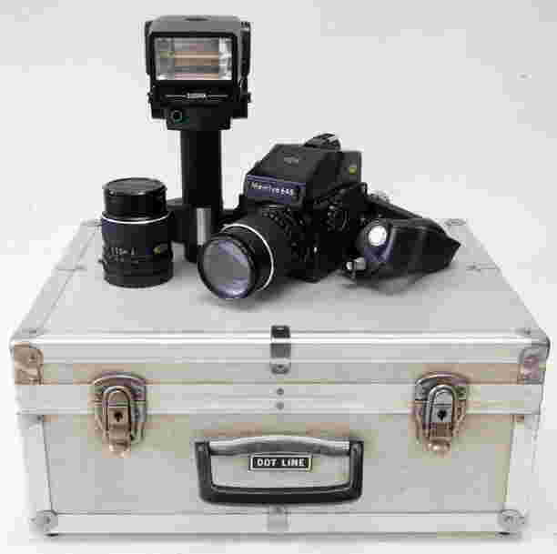 MAMIYA 645 CAMERA W/ LENSES, CASE, AND ACCESSORIES - Jul 20, 2014