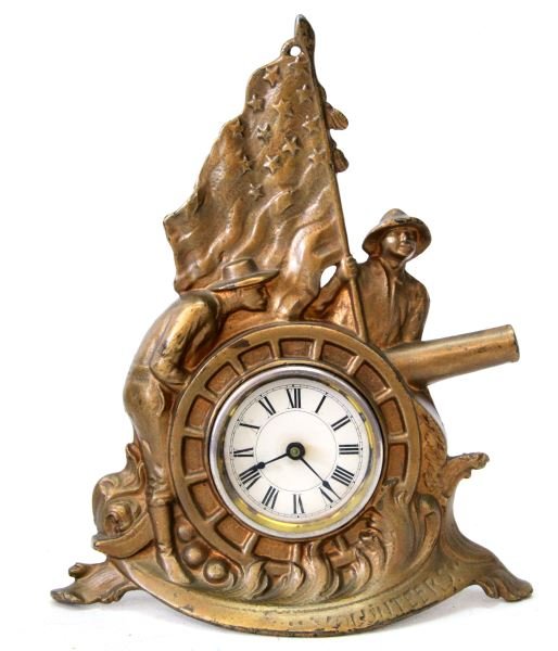 Spanish American War Volunteers Motif Clock Aug 09 14 Affiliated Auctions In Fl Spanish American War Volunteers Motif Clock Aug 09 14 Affiliated Auctions In Fl