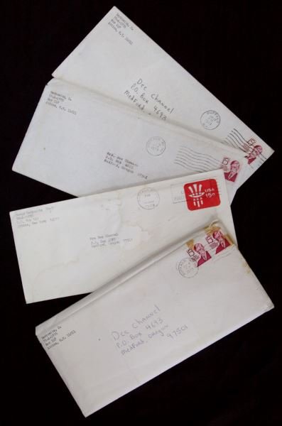 DAVID BERKOWITZ SON OF SAM LETTERS FROM MAY 1979: Included are four correspondence letters sent from Attica Prison in New York by, notorious killer, David Berkowitz (a.k.a. Son of Sam, the .44 caliber killer). All letters were sent to Dee Channel in 