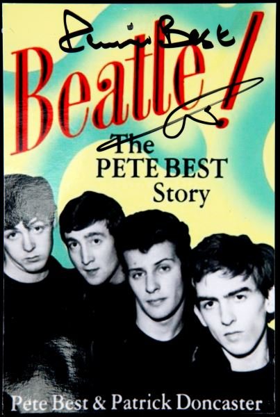 PETE BEST AUTOGRAPH WITH TODD MUELLER COA: Signed photograph comes with certificate of authenticity from Todd Mueller Autographs. Overall in very good condiiton.