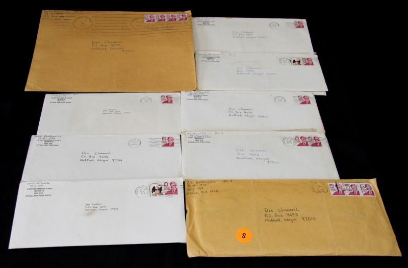 11 JULY 1979 LETTERS BY SON O SAM DAVID BERKOWITZ: A grouping of letters,attachments and articles sent by David Berkowitz ( Son of Sam, The .44 caliber Killer). He is witting to trusted friend Dee Channel and excerpts include a discussion on Ted Bundy