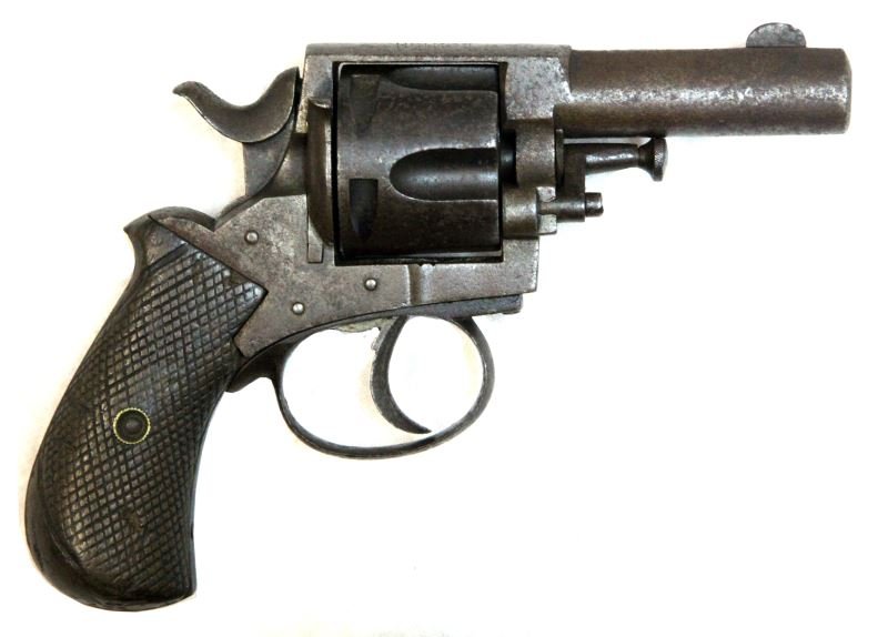 BELGIAN "BRITISH BULLDOG" 19TH CENTURY REVOLVER
