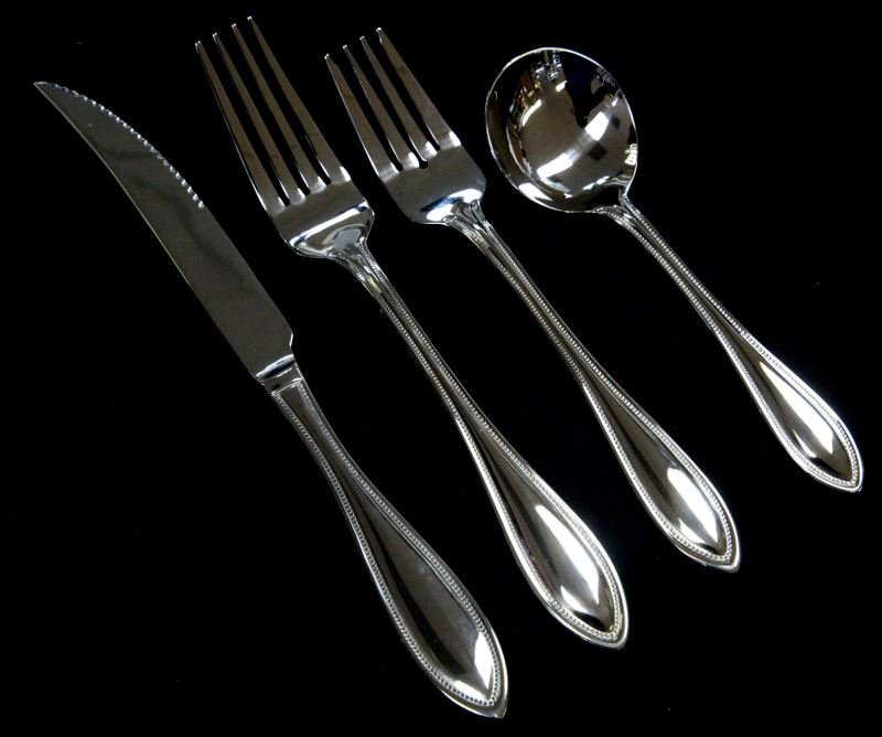 117 PIECE RSVP WALLACE 18 10 STAINLESS FLATWARE 117-piece-rsvp-wallace-18-10-stainless-flatware