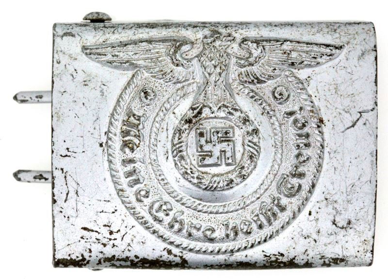 WWII GERMAN DRK RED CROSS BELT BUCKLE: Minimal service wear, complete, no maker mark.