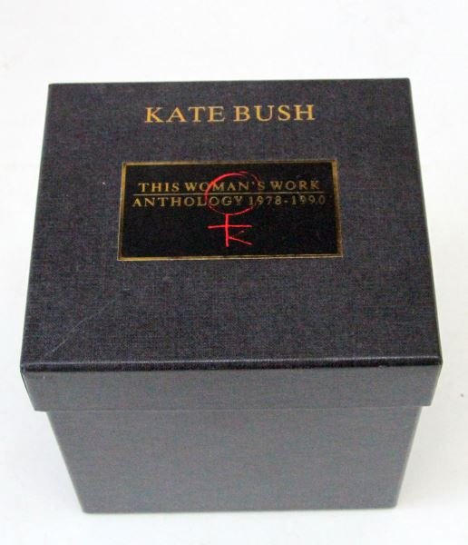 KATE BUSH ANTHOLOGY 1978-1990 EMI BOX SET: Kate Bush EMI box set imported by EMI Music Canada. This 1978-1990 box set contains the following disks: Kick Inside, Lionheart, Live at Hammersmith Odeon, Never for Ever, The Dreaming, Hounds of Love