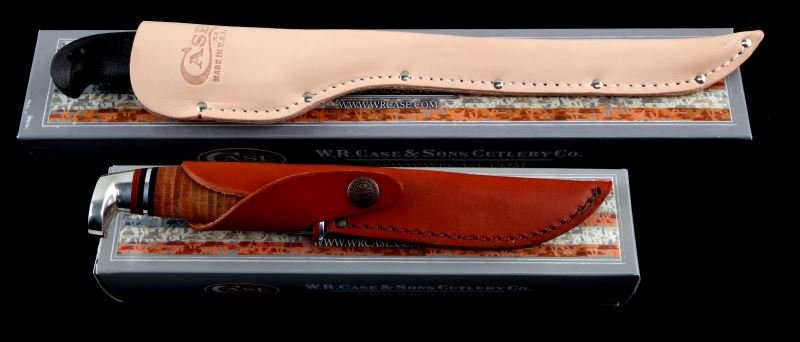 CASE KNIFE LOT OF 2 HUNTER FILLET & HUNTER FX BLD5: Each knife is new in box and include 00363 BR12-9SS Hunter fillet BLK and 00381 316-5SS Hunter FX Bld 5 brown.