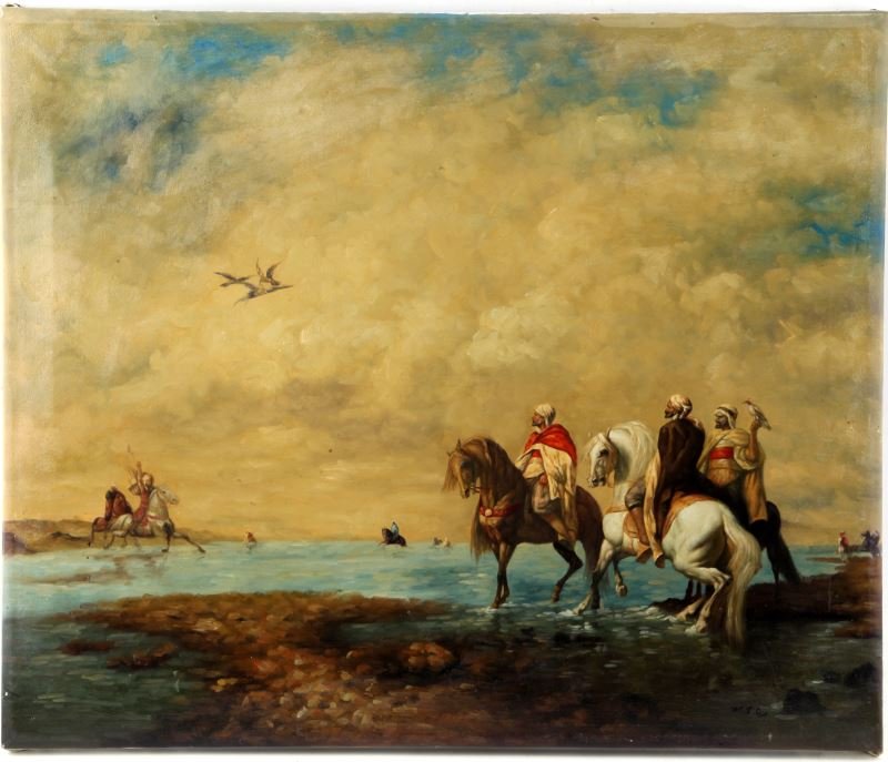 WINSTON CHURCHILL OIL PAINTING (1 of 7)