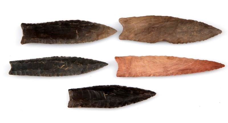 5 ARROWHEAD POINTS ALABAMA TENNESSEE REGION (1 of 2)