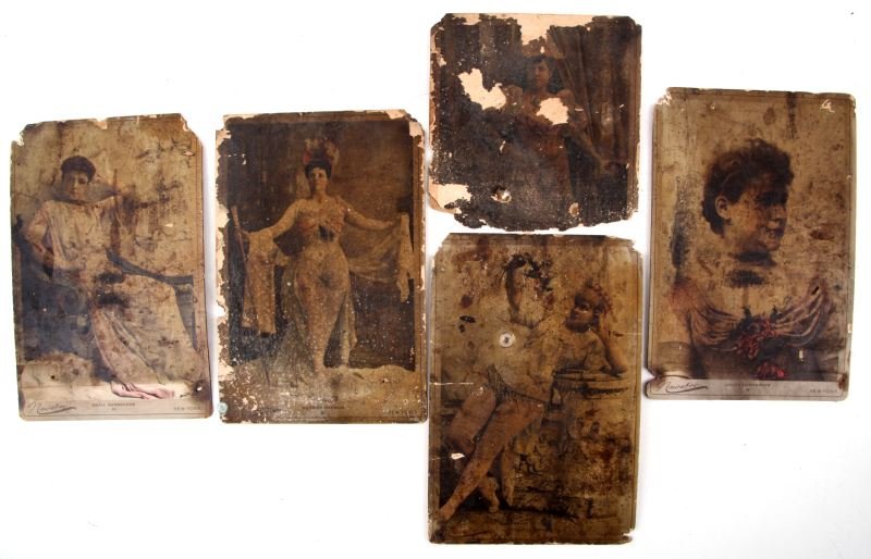 ANTIQUE NEWSBOY DANCER & ACTRESS CABINET CARDS (1 of 5)