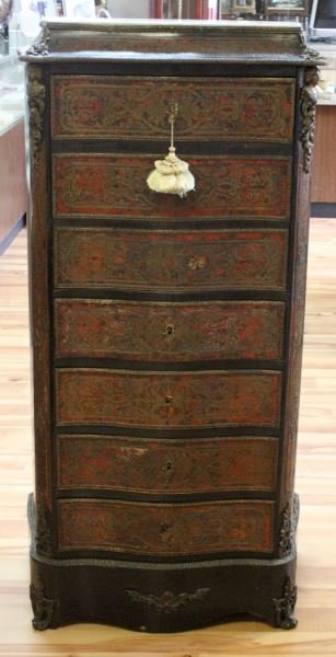 LOUIS XIV ORMOLU & MARQUETRY BOULEWARE SECRETAIRE (1 of 9)