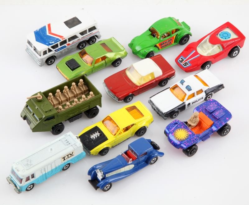 1970S VINTAGE MATHCBOX DIE-CAST TOY CAR LOT OF 11 (1 of 3)