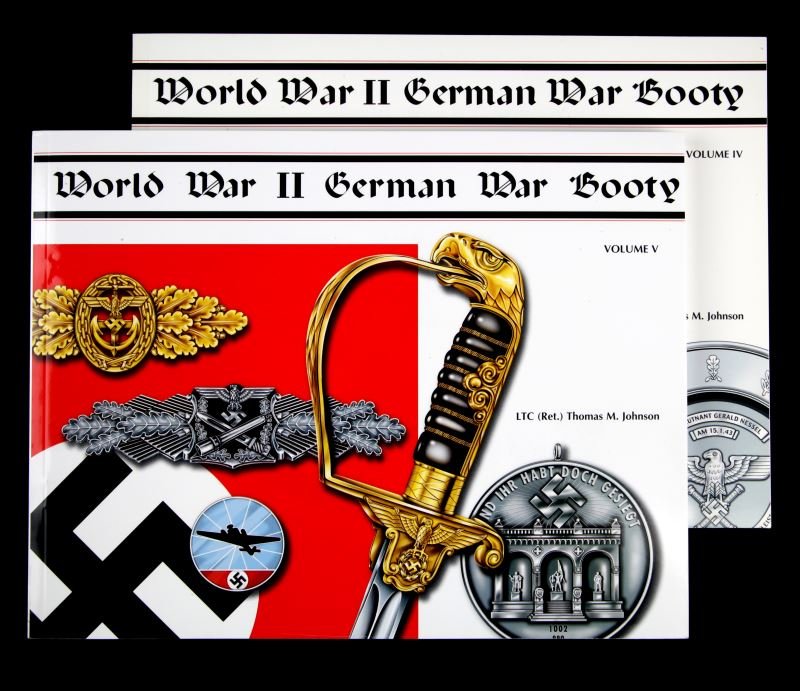 TM JOHNSON: GERMAN WAR BOOTY VOLS IV AND V: Lot of two of Thomas M. Johnson books: World War II German War Booty Volumes IV and V. Both books are in like new condition.