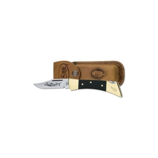 LOCKBACK KNIFE WITH STAINLESS STEEL BLADE BY CASE: Case Cutlery 00177 Lockback Knife with Stainless Steel Blade Stainless Steel by Case. Item No. 00177 Hunter Blk. New In Box. Photos are stock. This lot has a reserve