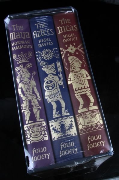 EMPIRES OF EARLY LATIN AMERICA 3 VOLUME SET NEW: Empires of Early Latin America Folio by the London Folio Society. Complete three volume set, still sealed. Includes The Maya by Norman Hammond, The Aztecs by Nigel Davies, and The Incas by Nigel Davie