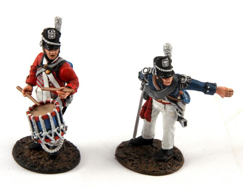 LIMITED EDITION JOHN JENKINS FIGURINE USCH-10: Limited edition John Jenkins War of 1812 hand-cast white metal figurines in box with COA. These toy soldiers are designed, researched, and sculpted by John Jenkins. This two piece set depicts an offic